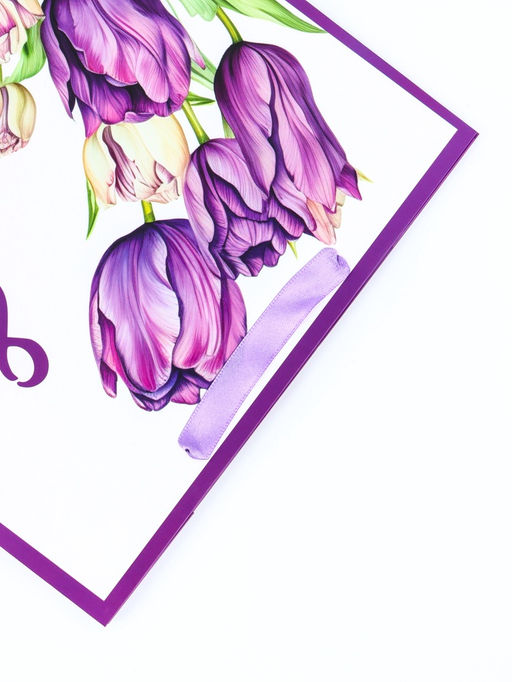 Цена за 2 шт. Пакет подарочный ламинированный вертикальный Праздничный МИКС, M 26?32?12 см