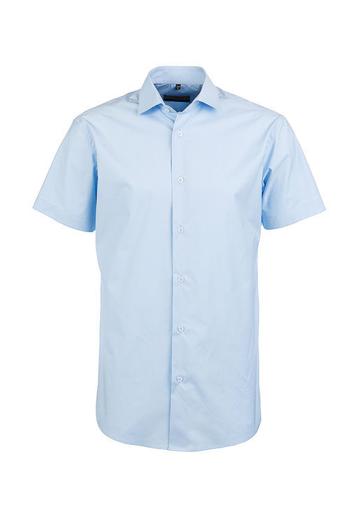 Сорочка мужская короткий рукав GREG 210/108/Z STRETCH  фото 6