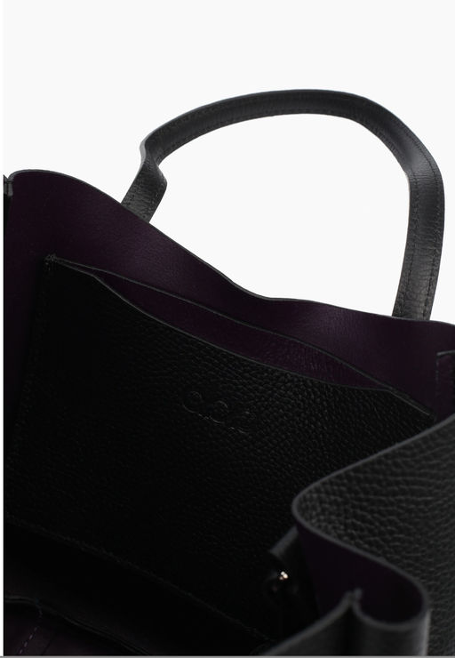 Кожаная сумка Sophie DBR 31059 черный рокфор  фото 7