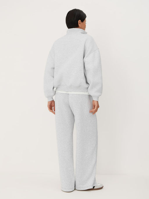 Утепленный свитшот с воротником на молнии - NEVERLATE фото 6