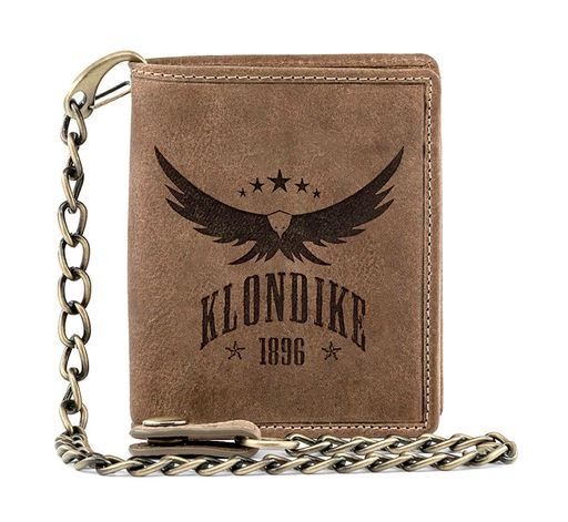 Бумажник с металлической цепочкой KLONDIKE 1896 коллекция ИСТОК | MAIN KD1018-02