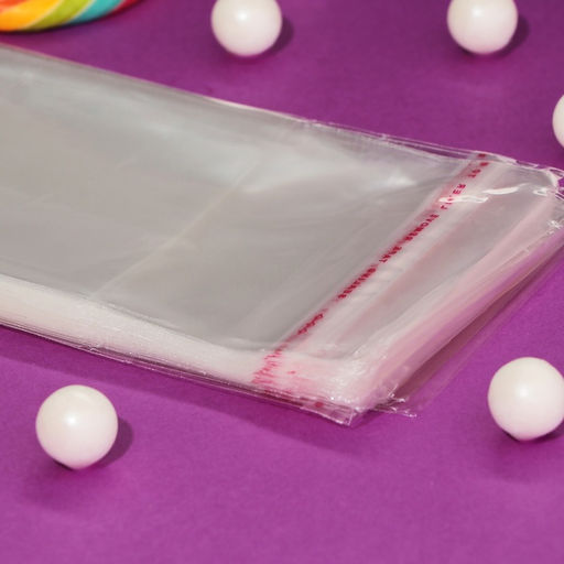 Цена за 100 шт. Пакет БОПП с клеевым клапаном, прозрачный для фасовки и упаковки, 8?14/4 см, 25 мкм - UPAK LAND фото 5