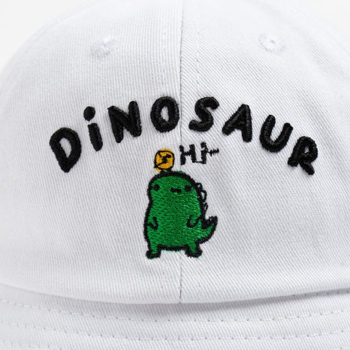 Панама для мальчика MINAKU: Dinosaur, белая, размер 48 (1 год)