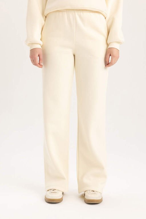 Толстые спортивные штаны прямого кроя с высокой талией и карманами - Defacto фото 4