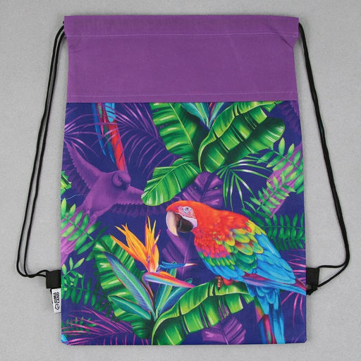 Мешок для обуви «Яркие тропики» (нетканый материал) 41×30 см