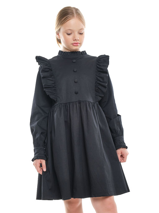 Платье черное нарядное для девочки 33-24251 черный - Mini maxi фото 18