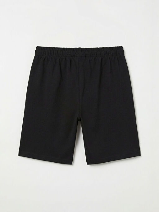 Bask?l? Beli Lastikli Erkek ?ocuk ?ort 2li