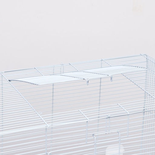 Клетка для грызунов с выдвижными поддонами 60 х 35 х 47 см, белая - Пижон фото 5