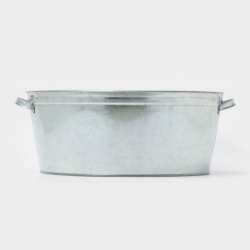 Таз для бани, круглый, оцинкованная сталь, 38 л