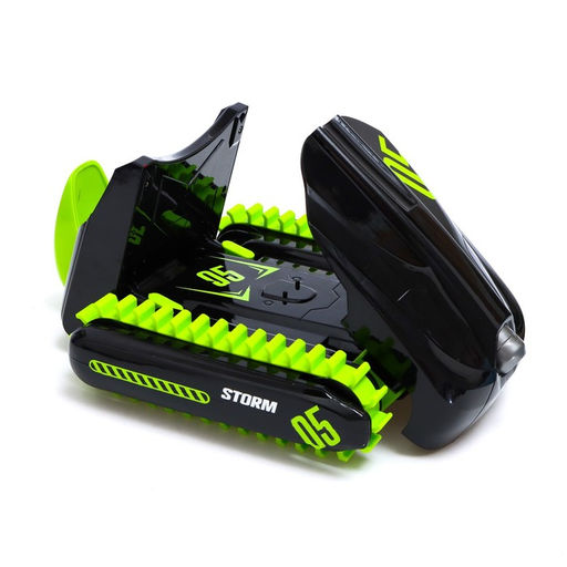 Машина-перевёртыш радиоуправляемая Амфибия, плавает по воде, работает от аккумулятора, цвет зелёный - Simaland фото 4