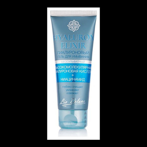 Liv-delano Hyaluron Elixir Гиалуроновый гель для умывания 75г