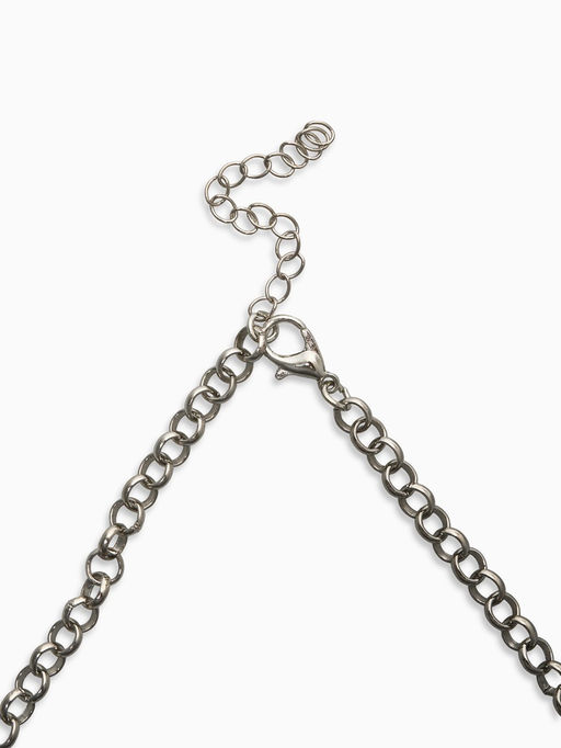 Цепь с подвесками "Вишня", 40+удл, цвет красный в серебре