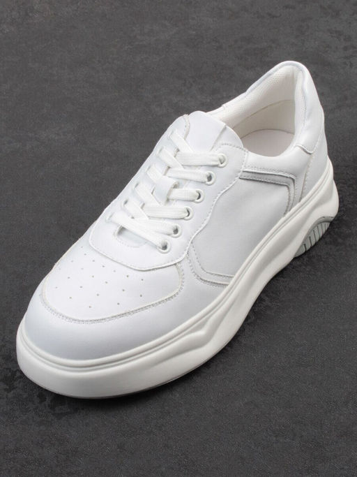 03-3062-2 WHITE Кроссовки женские (натуральная кожа)