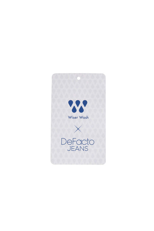DeFacto x Wiser Wash Carlo Джинсовые брюки скинни очень узкого кроя с нормальной талией и очень узкими штанинами  фото 9