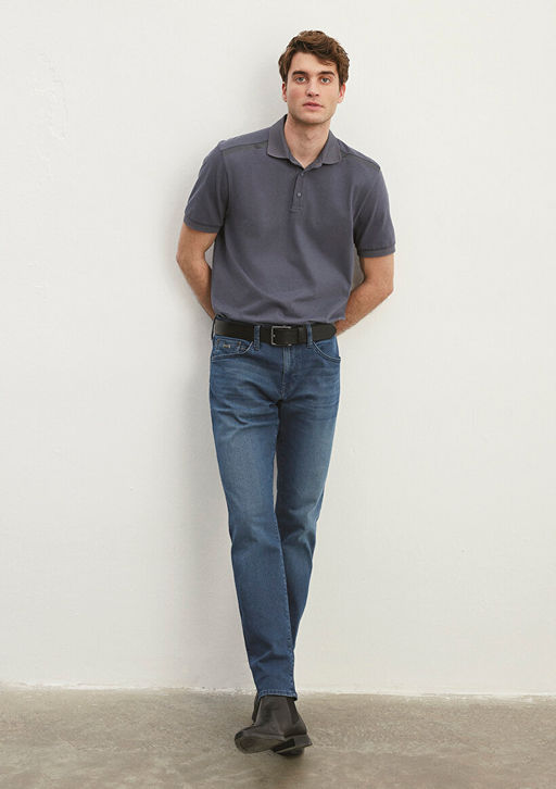 Jake Lux Black Vintage Ind?go Mavi Jean Pantolon  фото 2