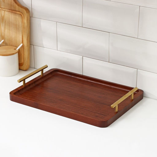 Подносы с ручками Magistro Garona, набор 3 шт., бамбук фото 9