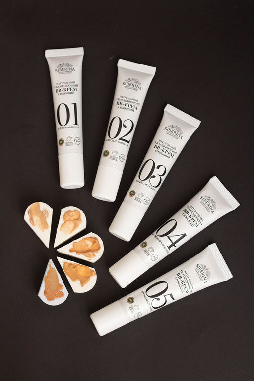 Натуральный увлажняющий BB-крем сияющий тон 2 Светлый миндаль - Siberina фото 6