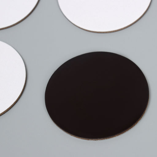 Набор холстов на магните «Круг», 7.5 см, 4 шт.