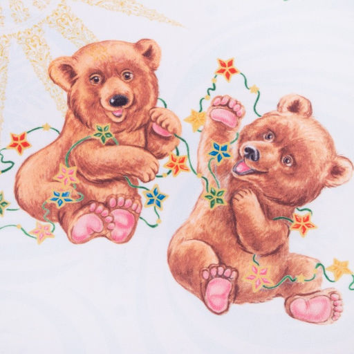 Комплект штор для кухни с подхватами Новогодняя сказка 145х180см-2 шт., габардин - Этель фото 7