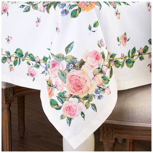 СКАТЕРТЬ ВИНТАЖ 160Х220 ,КРЕМОВЫЙ, 100 - Lefard фото 3