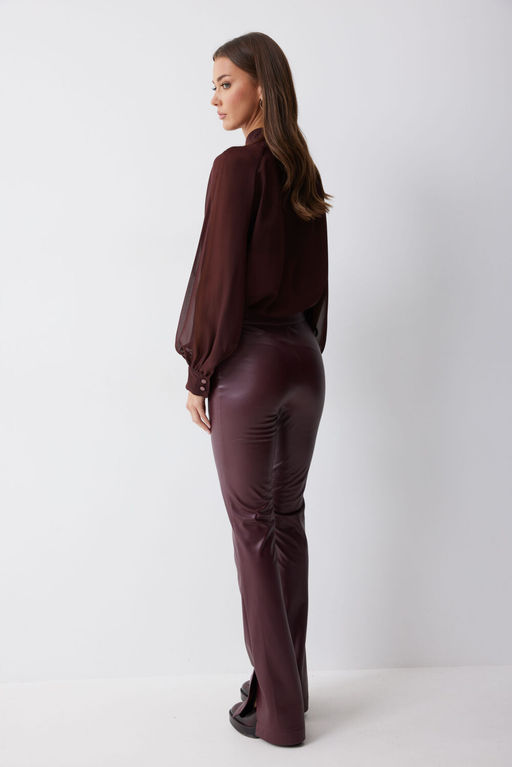 Блуза LYUSHe 4221 бордо  фото 4