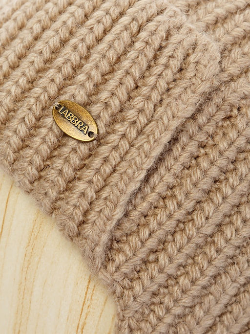 Шапка жен. шерсть+акр LB-BR55037 beige - Labbra фото 3