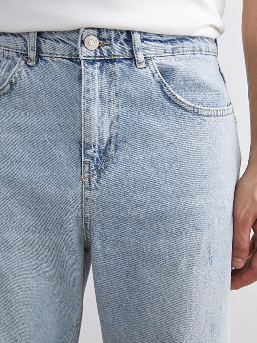 Baggy Fit Erkek Jean Pantolon