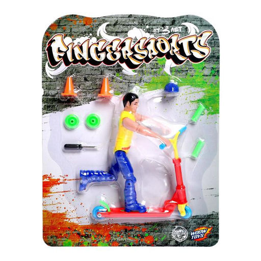 Пальчиковый самокат c фигуркой, МИКС - Woow toys фото 4
