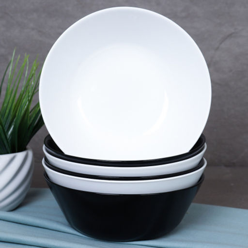 Столовый набор 13 предметов ЕВРО Черно-белый / NN13-BW/756075 (WHITE-BLACK) /уп 2/4/ - Галеонтрейд фото 27