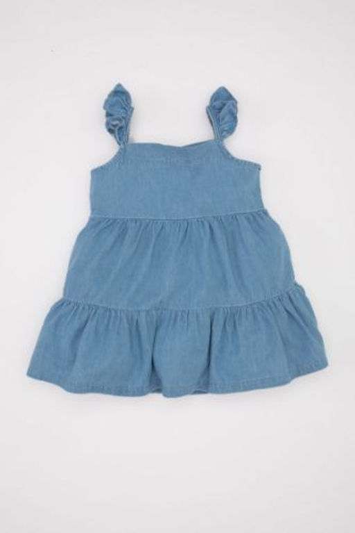 K?z Bebek Ask?l? Jean Elbise