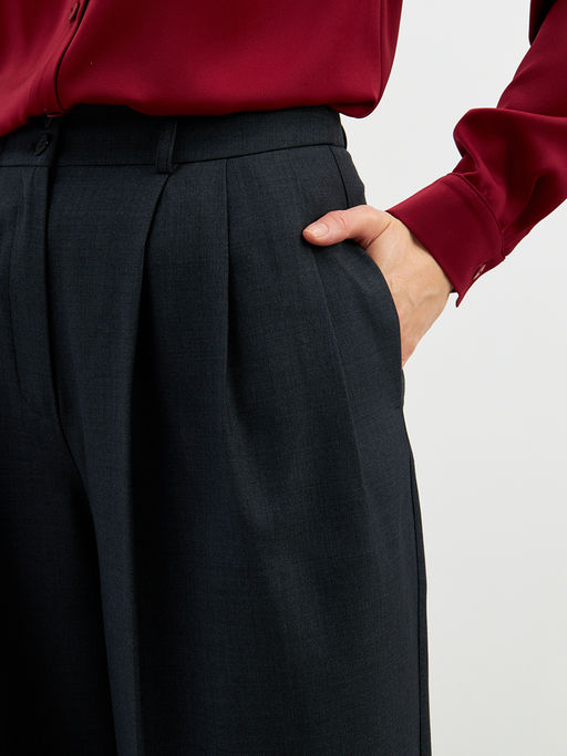 Брюки с 3-мя складками OD-1005-1 серый