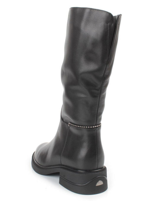 Z4225M BLACK Сапоги зимние женские (натуральная кожа, натуральный мех)