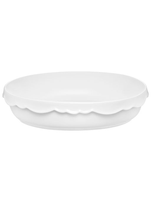 Блюдо для запекания и сервировки 800 мл 23*16,5*5 см Айсберг, фарфор - Elan gallery фото 3