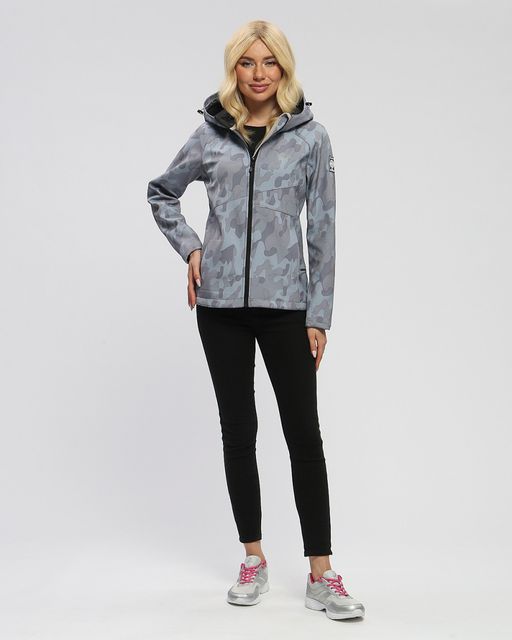 Ветровка MTFORCE женская softshell серого цвета 2207-1Sr  фото 22