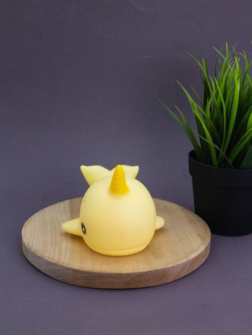 Ночник iLikeGift "Whalecorn", yellow (12*14 см)