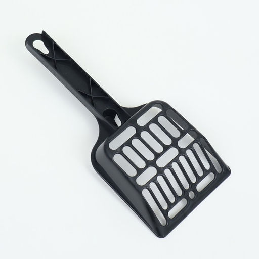 Туалет с бортом, 50×35×18 см, пластик, чёрный