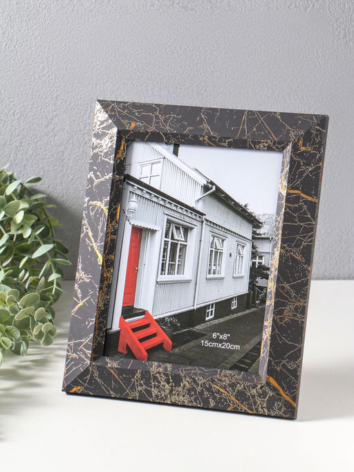 Фоторамка для фото 15×20 см «Гедеон», пластик, чёрный с под золотом, 26×21×2 см