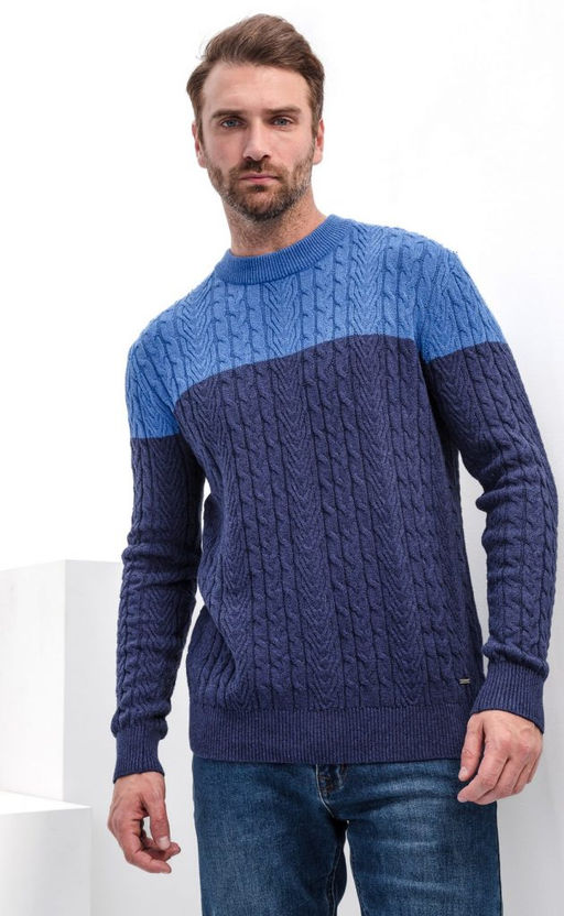 Джемпер мужской Р321-15613 синий - Primm фото 9