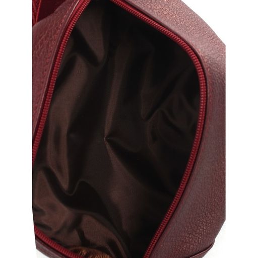 Сумка женская натуральная кожа (на пояс) Croco-856, 1 отд, бордо металлик (232) 246906 - Adelia фото 3