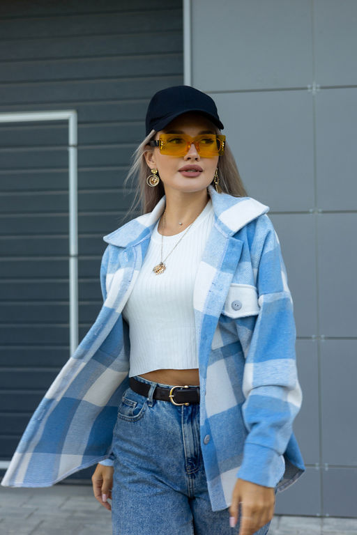 Рубашка женская в клетку РЖК-01