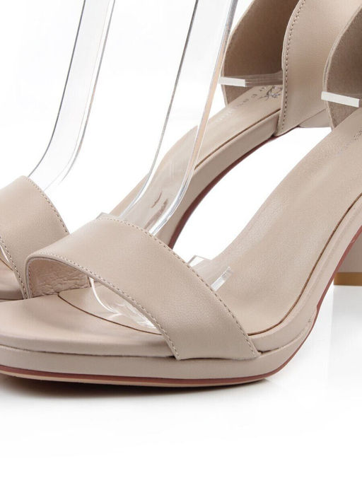 08-A78F-620E BEIGE Босоножки женские (натуральная кожа)