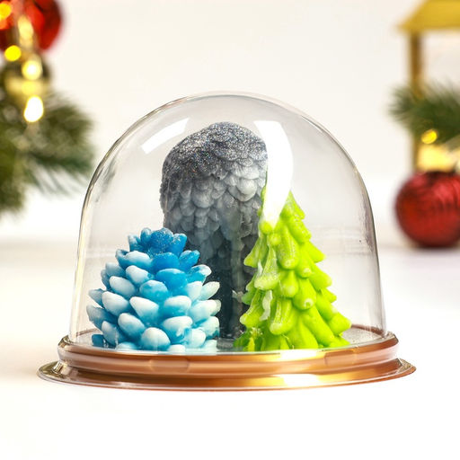 Фигурное мыло - набор Сова, елка, шишка 120 г - Мыльные штучки фото 5