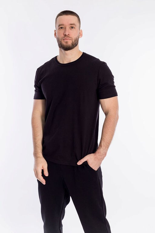 Футболка М123024а Черный