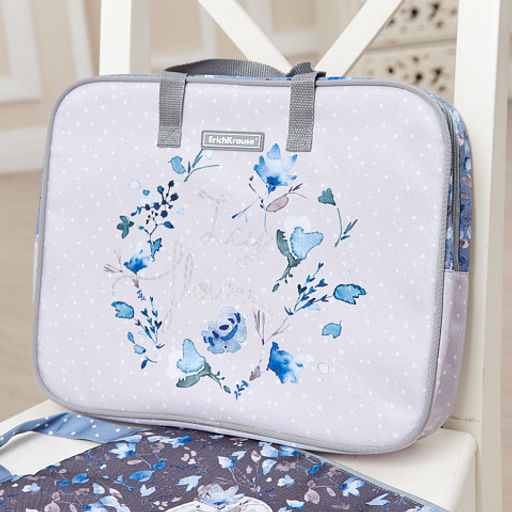 АКЦИЯ Цена за 1 шт. Папка текстильная на молнии ErichKrause с ручками Frozen Beauty, A4+  фото 2