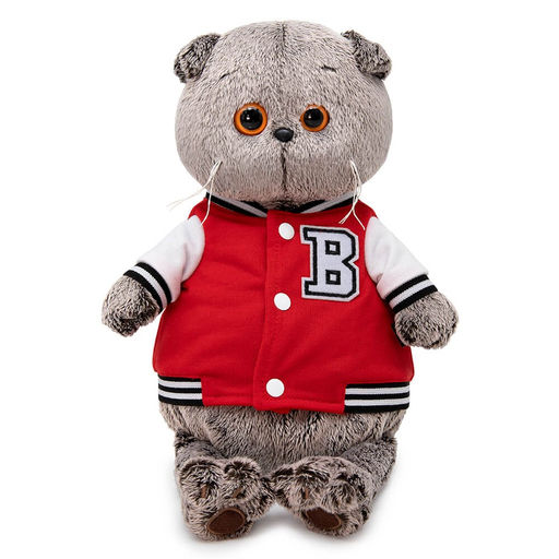 Мягкая игрушка "Басик в клубной куртке" 22см (KS22-055) в инд. коробке