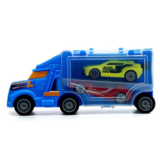 Грузовик Перевозчик, 2 машины, цвет МИКС - Автоград фото 2