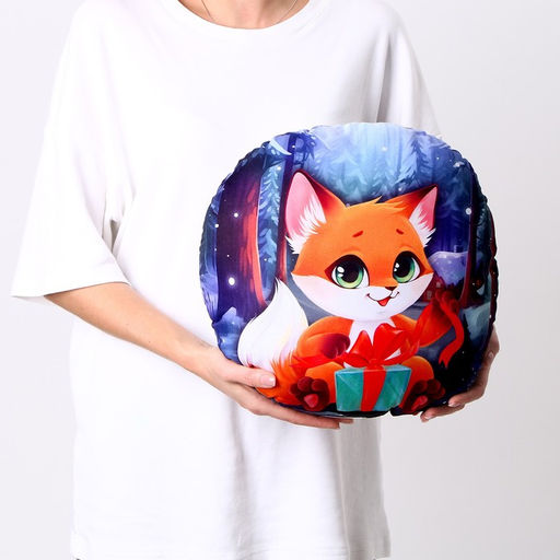 Подушка круглая Лисёнок - Mni mnu фото 5