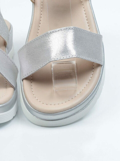 08-PED93-5 SILVER Босоножки (натуральная кожа) - Фабричный китай фото 15