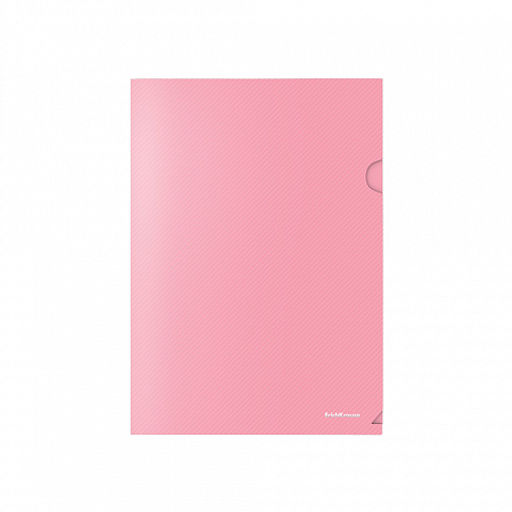 Цена за 12 шт. Папка-уголок пластиковая ErichKrause Diagonal Pastel, A4, непрозрачный, ассорти (в пакете по 12 шт.)  фото 3