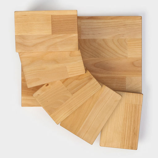 Доска для подачи с подиумами Adelica, 28×19.5×11 см, 5 ступеней, пропитана маслом, дерево берёза